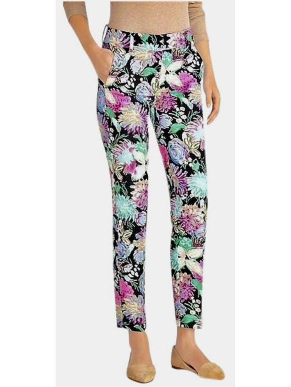 J. Crew Mercantile EUC Women's Corinth Floral Pants Size 2